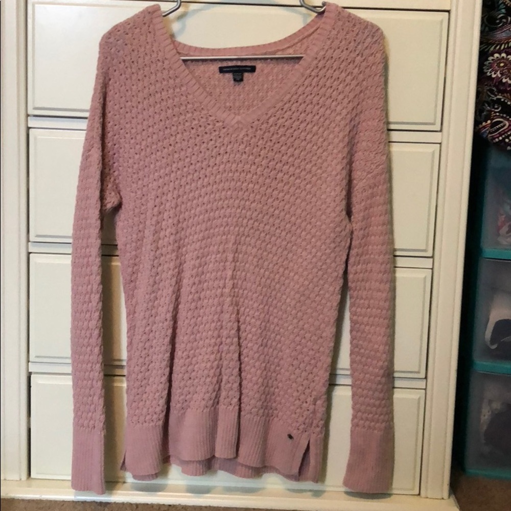 Pinkish/mauve AE sweater